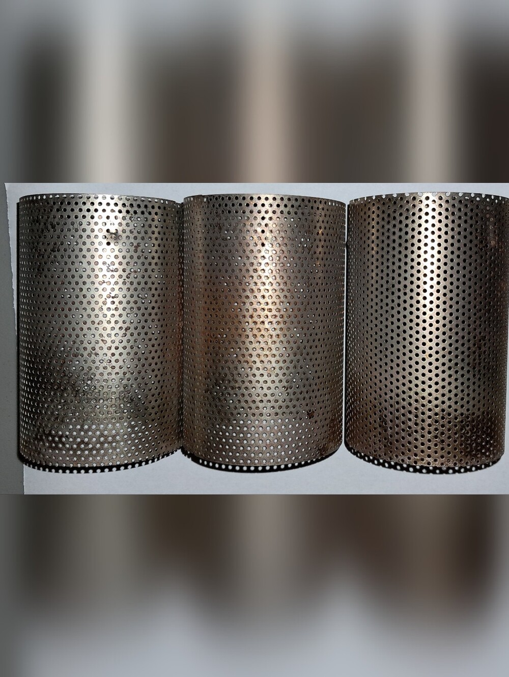 Perforated Diffuser Cylinders, Three (3)